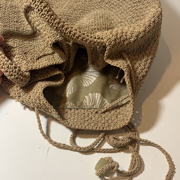 Liz Claiborne Woven Drawstring Bag - Picture 7 of 7